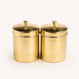 Peetalya Brass Tea & Sugar Box (Dabba)