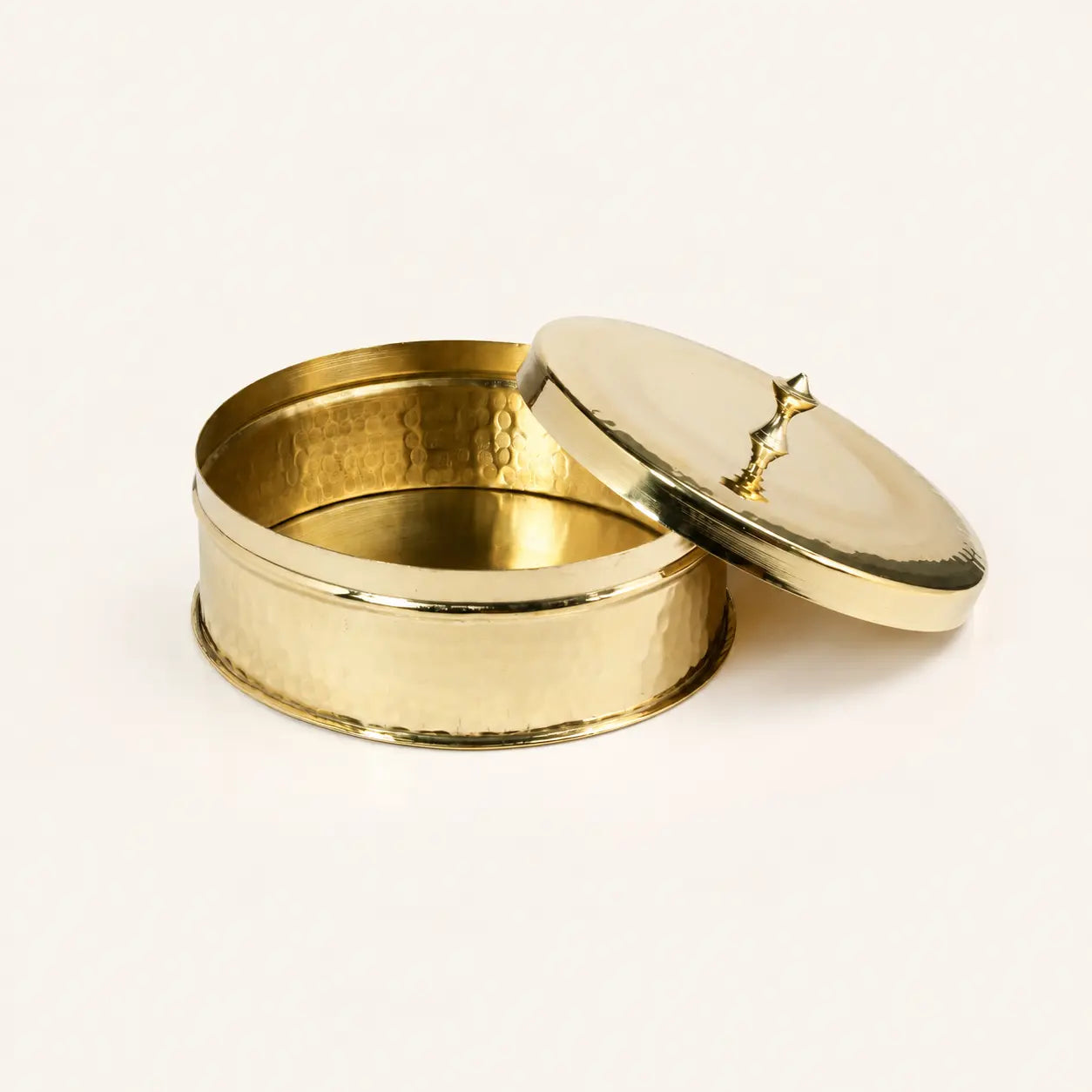 Peetalya Brass Roti Box / Mithai Box