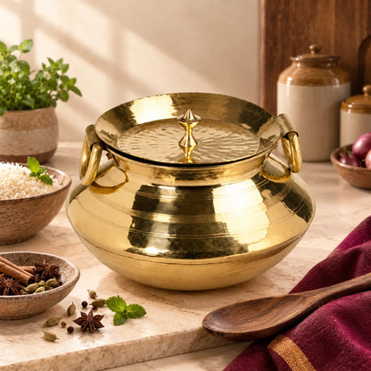 Peetalya Brass Biryani Handi
