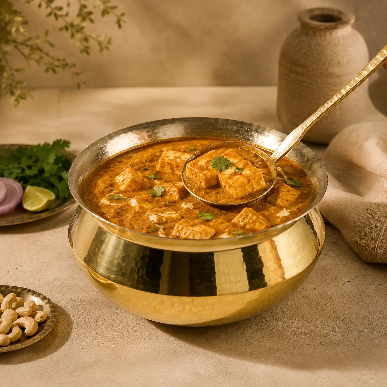 Peetalya Brass Sipri (Strainer / Colander)