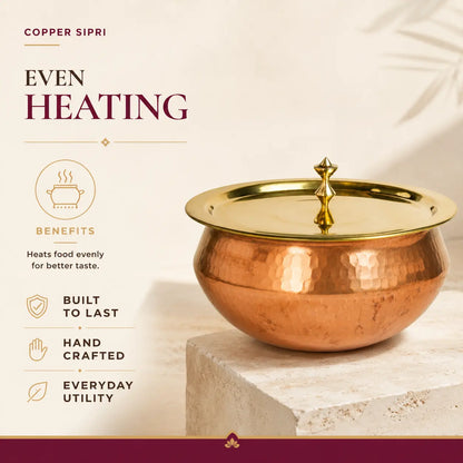 Peetalya Copper Sipri (Strainer / Colander)