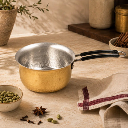 Peetalya Brass Tea Pan