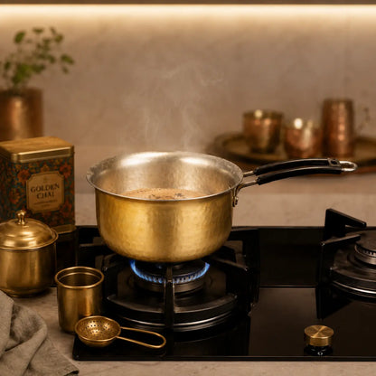 Peetalya Brass Tea Pan