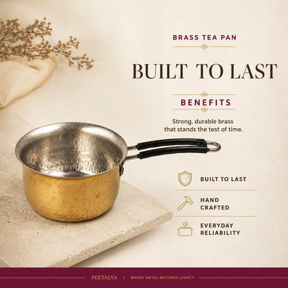 Peetalya Brass Tea Pan