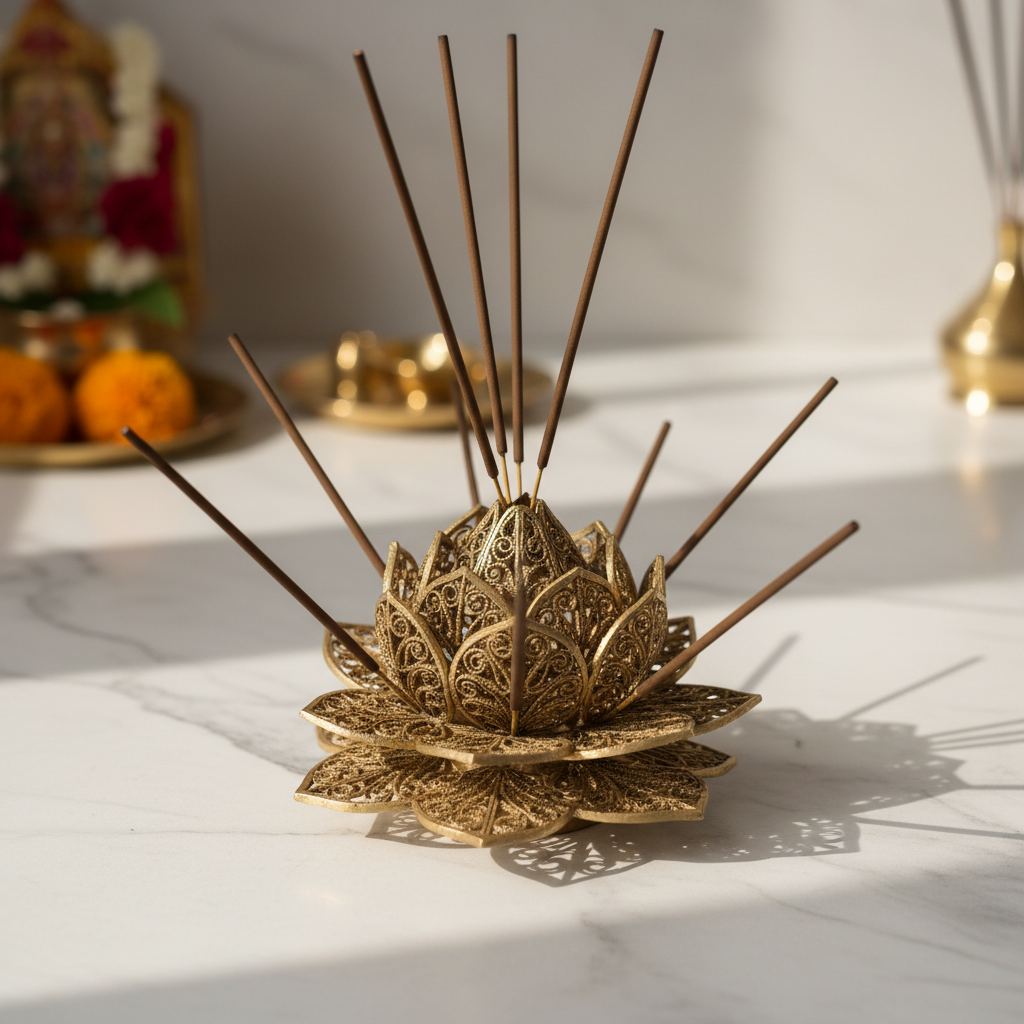 Brass Incense Holder