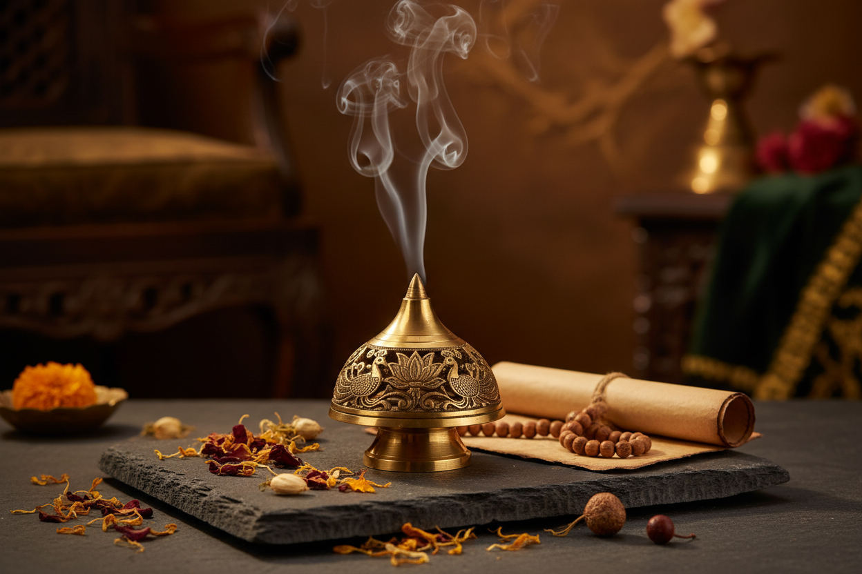 Brass Incense Holder