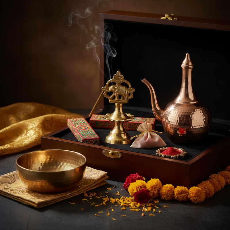 Heritage Pooja Set